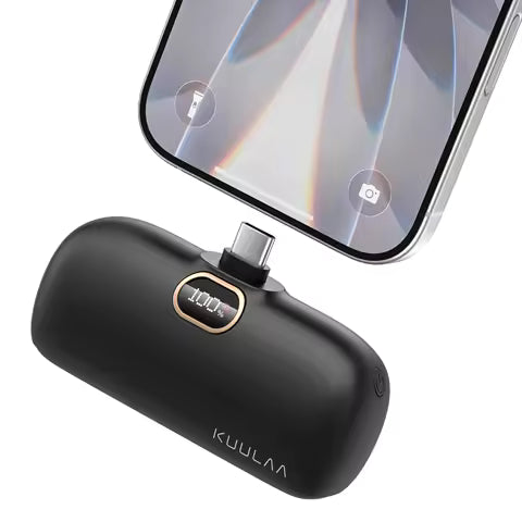 Mini Power Bank with Lanyard USB-C